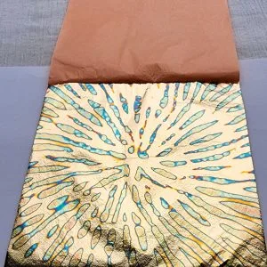 Composition Variegated Leaf Blue 1