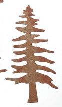 Rusted Tree Tin 2" - 1 piece