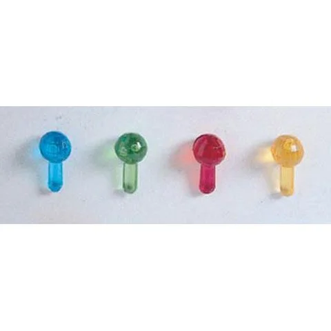 Med Globe Pin 1/2" Mixed Color