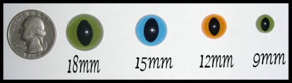 Cat Eyes Green 18mm