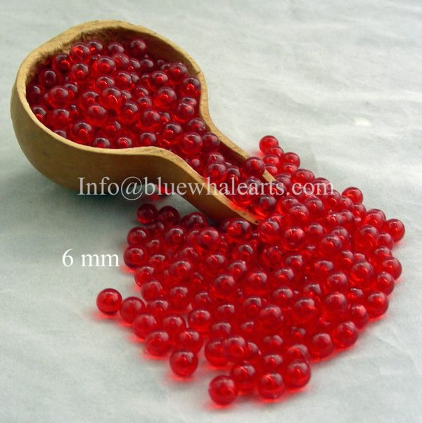 Gourd Light Beads from Turkey Red 6mm Gourd Light Beads from Turkey Red 6mm