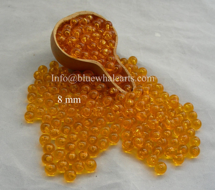 Gourd light beads from Turkey