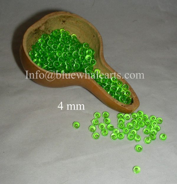 Gourd Light Beads from Turkey Green 4mm turkish beads