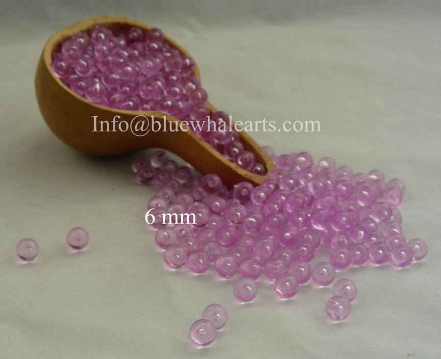 Gourd Light Beads from Turey Lilac 6mm Turkish Beads