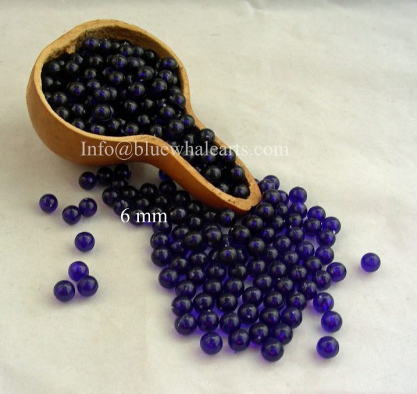 Gourd Light Beads from Turkey Purple 6mm turkish beads