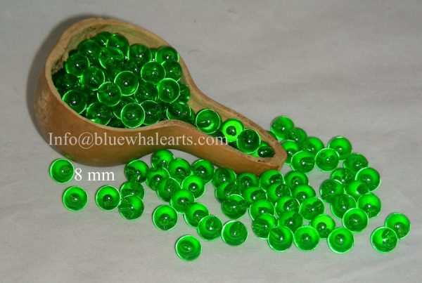 Gourd Light Beads from Turkey Green 8mm turkish beads