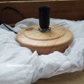 Wood gourd lamp base
