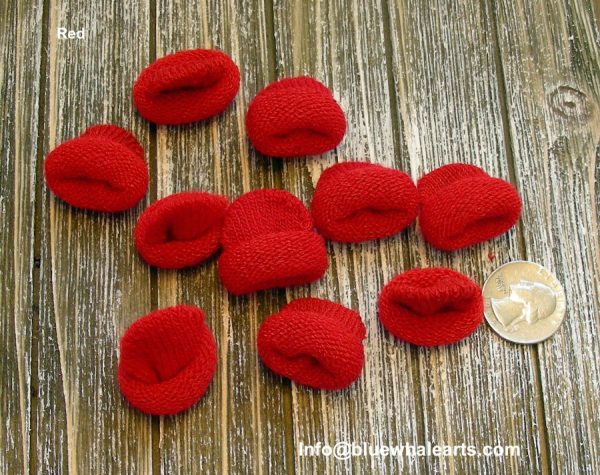 Mini Knit Hat Red