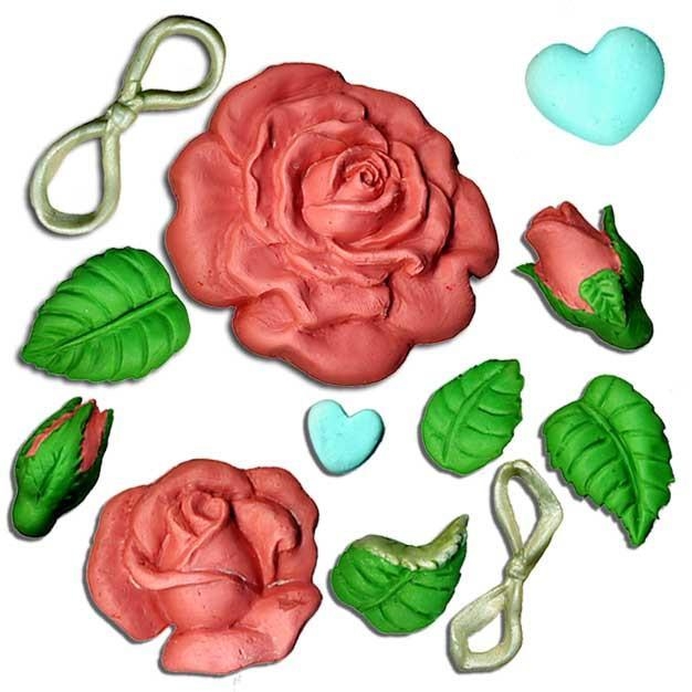 Best Flexible Molds A Rose for you PJ032