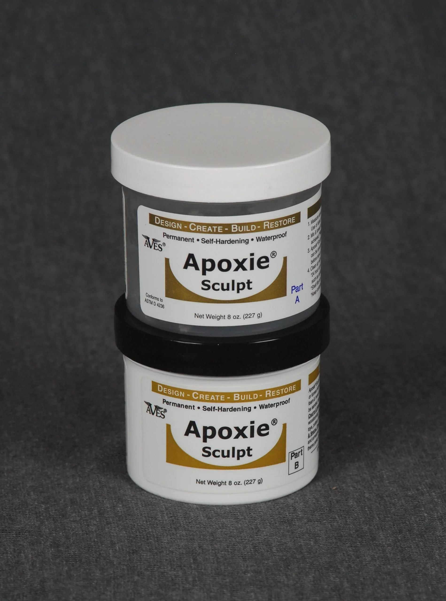 Aves Apoxie Sculpt - 2 Part Modeling Compound (A & B) - 1 Pound, Brown