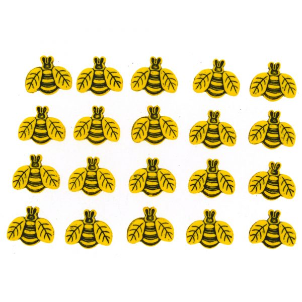 Button Fun 1858 - bumble bees