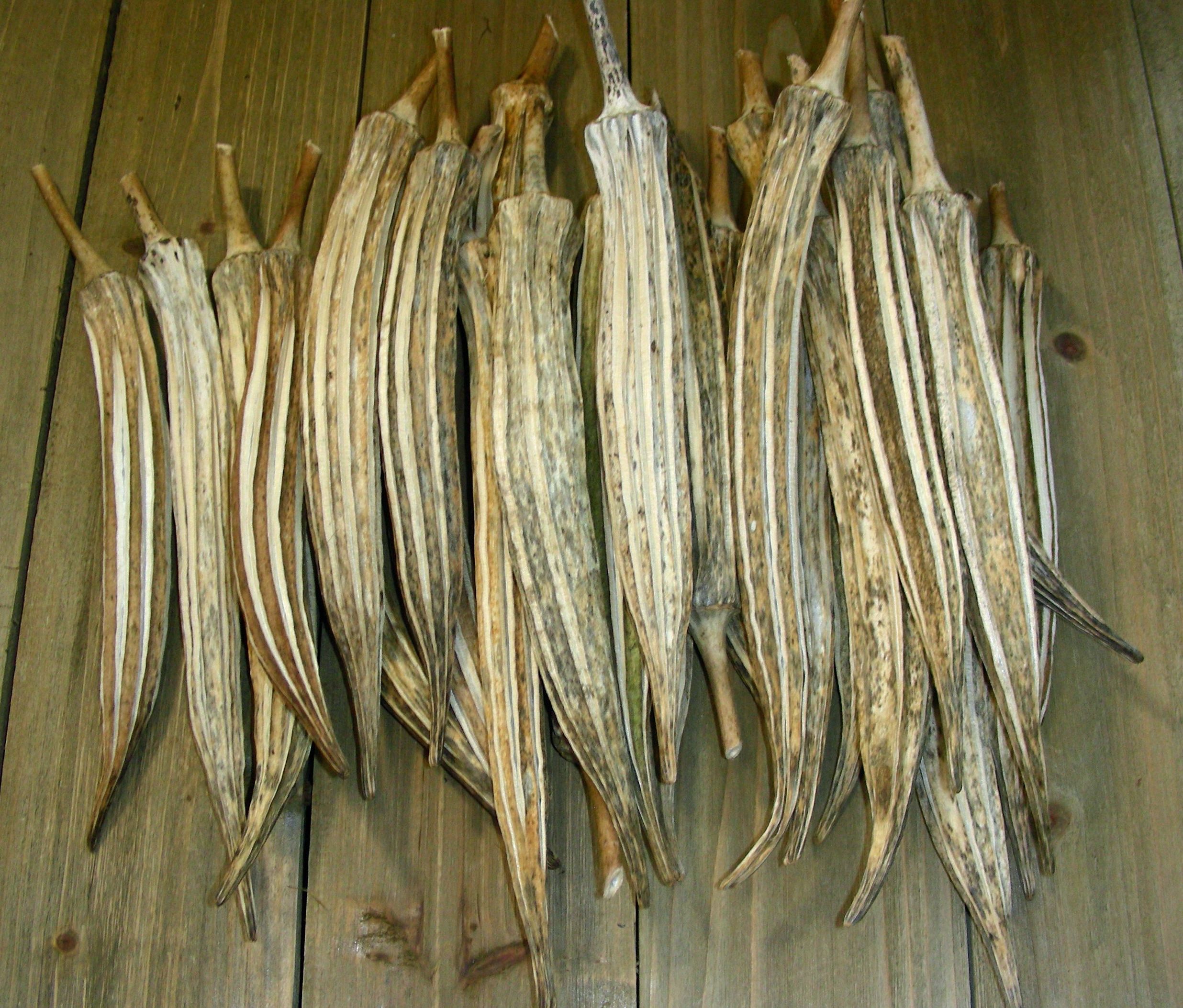 Dried OKRA FOR CRAFTS