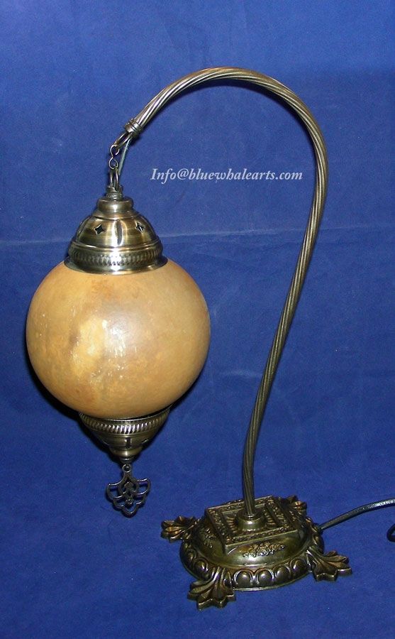 Swan Neck Gourd Lamp