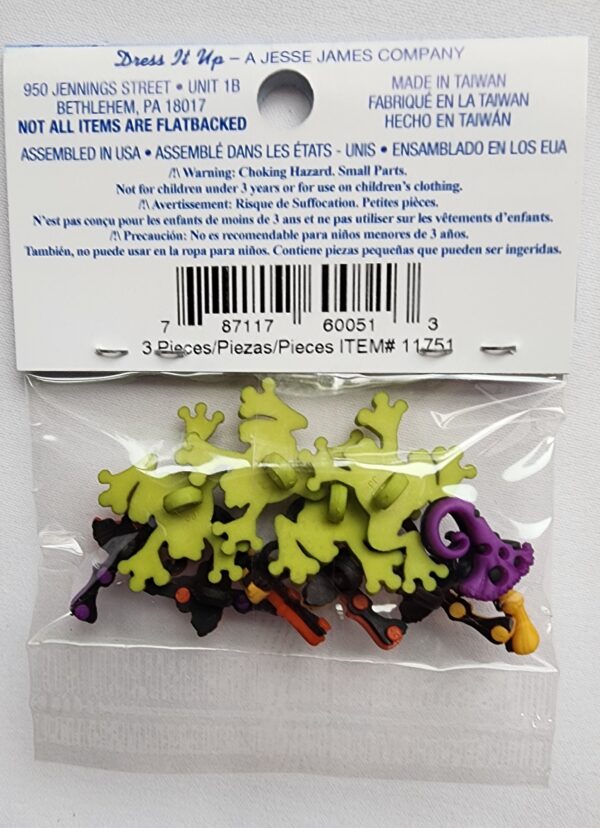 Toodstools in package back