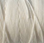 White - 25 ft - Wax Linen Irish Crawford 4 ply